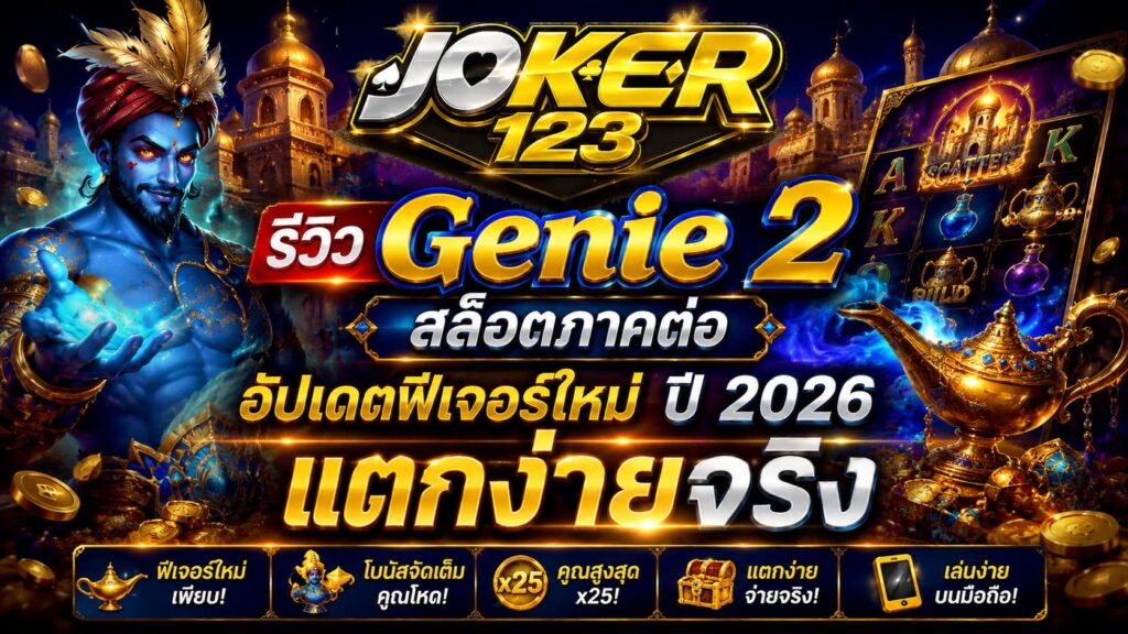 รีวิวเกม Genie 2 สล็อตภาคต่อ อัปเดตฟีเจอร์ใหม่ ปี 2026 แตกง่ายจริง – JOKER123