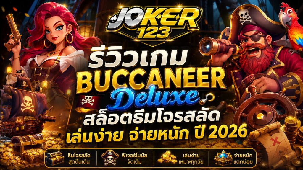 รีวิวเกม Buccaneer Deluxe สล็อตธีมโจรสลัด เล่นง่าย จ่ายหนัก ปี 2026 – JOKER123