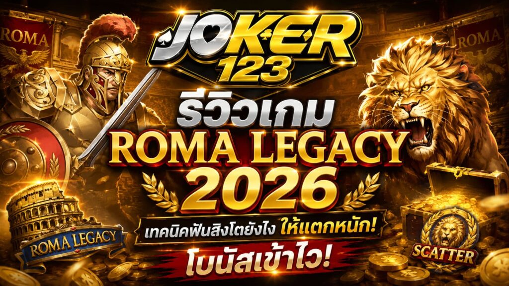 รีวิวเกม Roma Legacy 2026 เทคนิคฟันสิงโตยังไงให้แตกหนัก โบนัสเข้าไว! – JOKER123