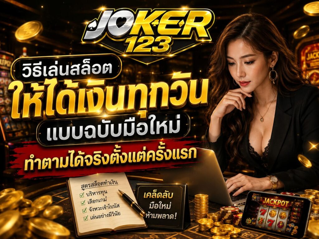 วิธีเล่นสล็อตให้ได้เงินทุกวัน แบบฉบับมือใหม่ ทำตามได้จริงตั้งแต่ครั้งแรก – JOKER123