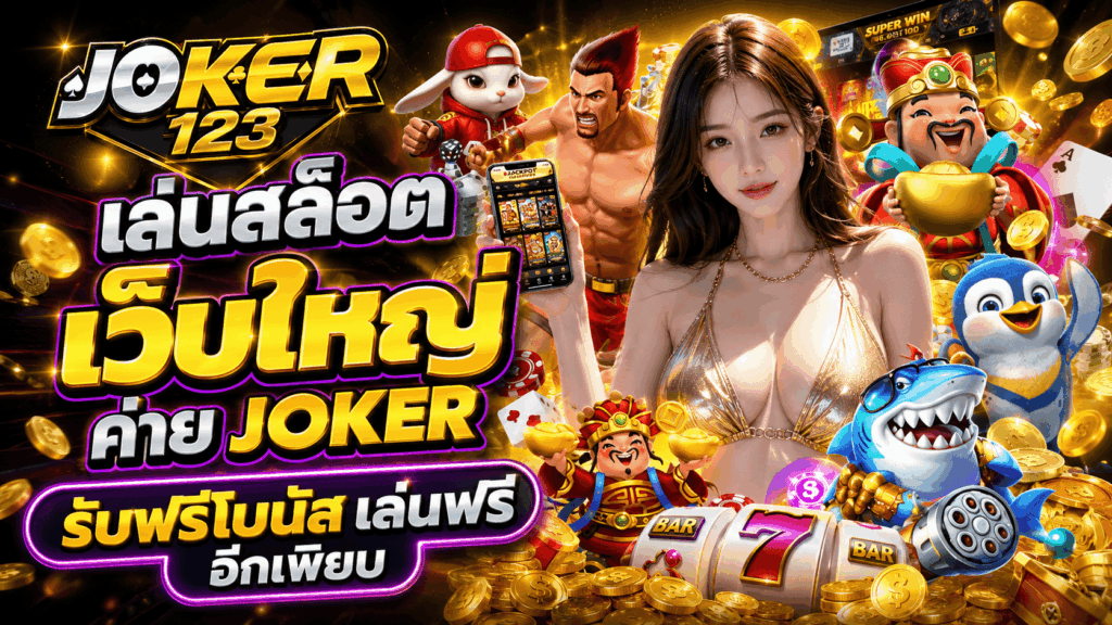 เล่นสล็อตเว็บใหญ่ ค่าย JOKER รับฟรีโบนัสฟรีเครดิตอีกเพียบ – JOKER123