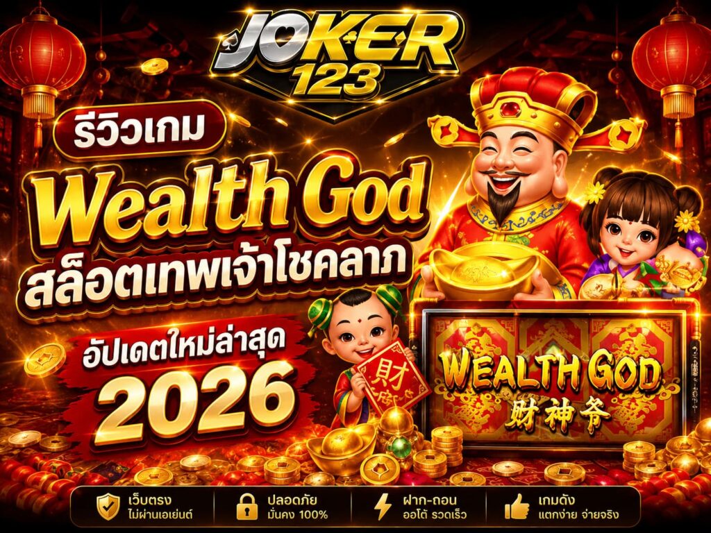 รีวิวเกม Wealth God สล็อตเทพเจ้าโชคลาภ อัปเดตใหม่ล่าสุด 2026 – JOKER123