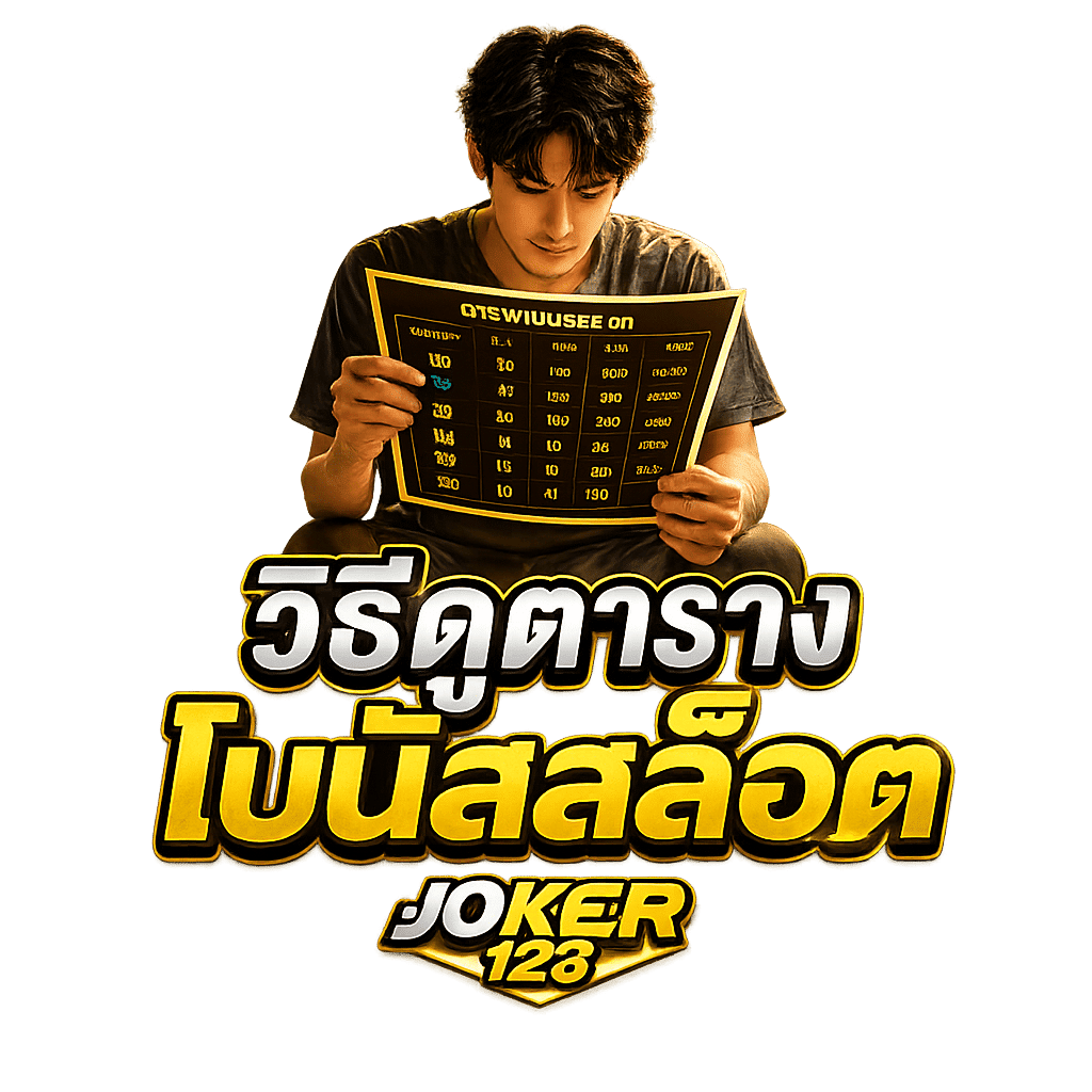 วิธีดูตารางโบนัสสล็อต 2026