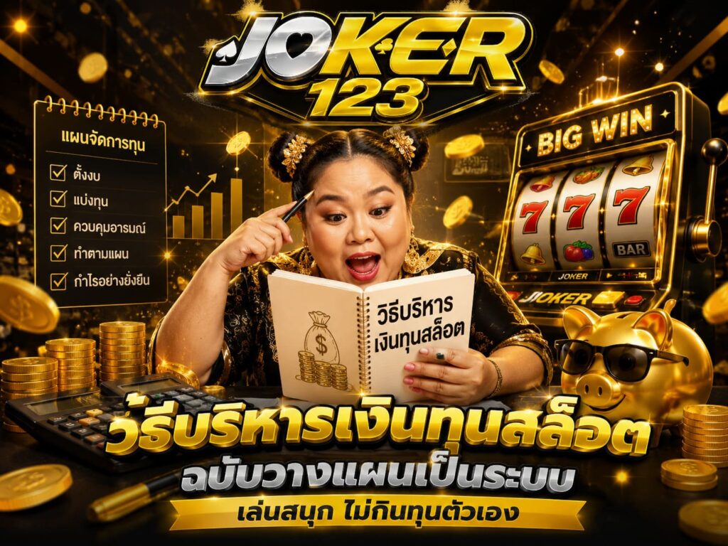 วิธีบริหารเงินทุนสล็อต ฉบับวางแผนเป็นระบบ เล่นสนุก ไม่กินทุนตัวเอง – JOKER123