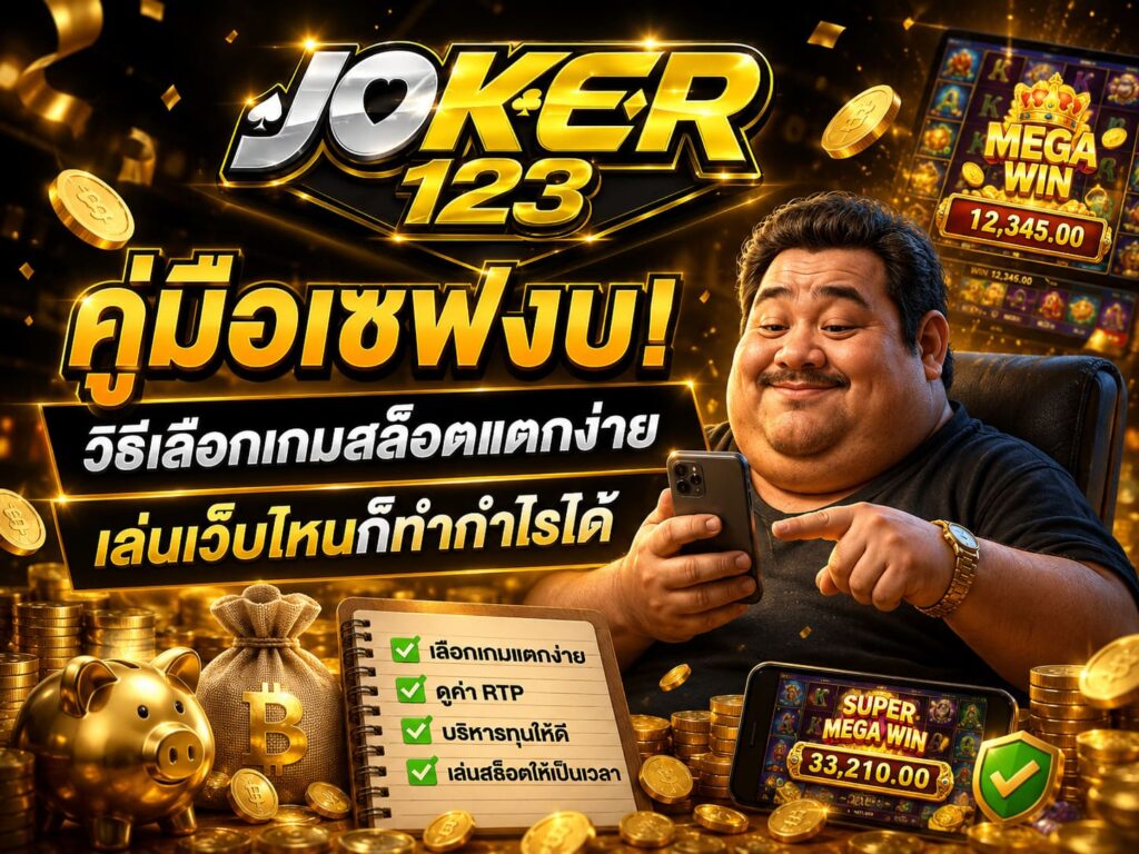 คู่มือเซฟงบ! วิธีเลือกเกมสล็อตแตกง่าย เล่นเว็บไหนก็ทำกำไรได้ – JOKER123