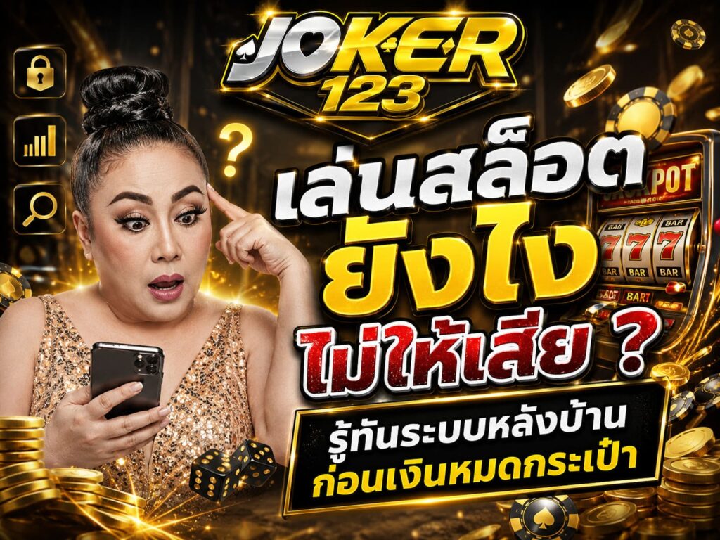 เล่นสล็อตยังไงไม่ให้เสีย ? รู้ทันระบบหลังบ้านก่อนเงินหมดกระเป๋า – JOKER123