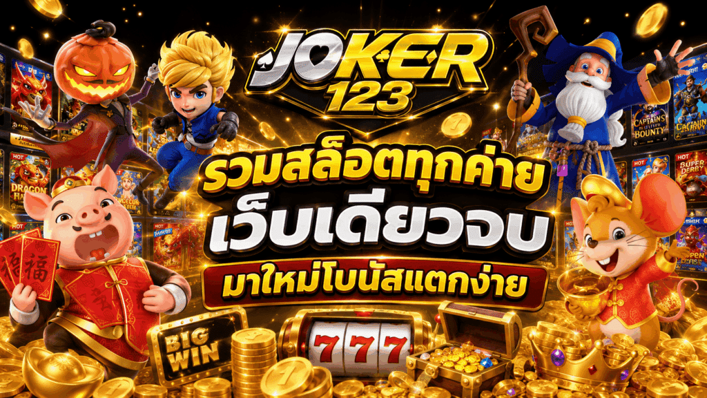 รวมสล็อตทุกค่าย เว็บเดียวจบ มาใหม่โบนัสแตกง่าย – JOKER123