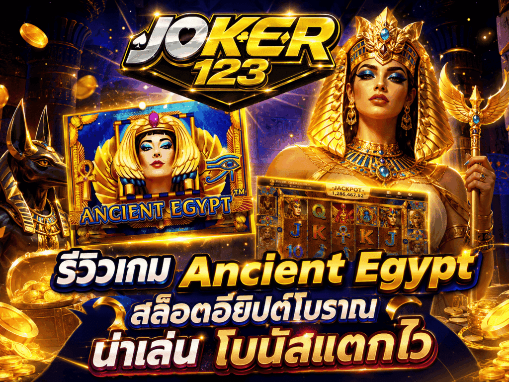 รีวิวเกม Ancient Egypt สล็อตอียิปต์โบราณ น่าเล่น โบนัสแตกไว – JOKER123