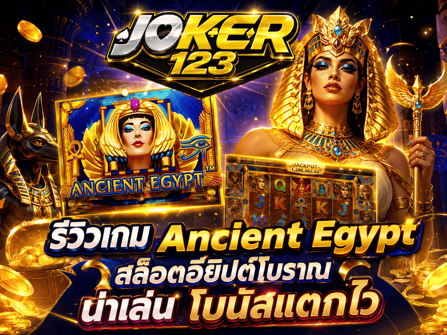 รีวิวเกม Ancient Egypt สล็อตอียิปต์โบราณ