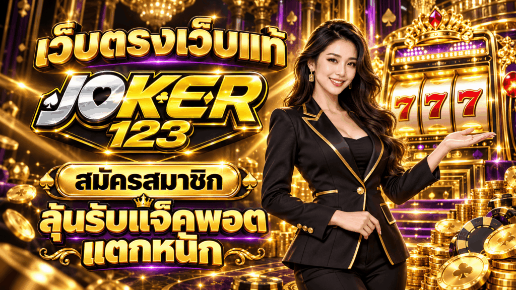เว็บตรงเว็บแท้ JOKER123 สมัครสมาชิก ลุ้นรับแจ็คพอตแตกหนัก – JOKER123