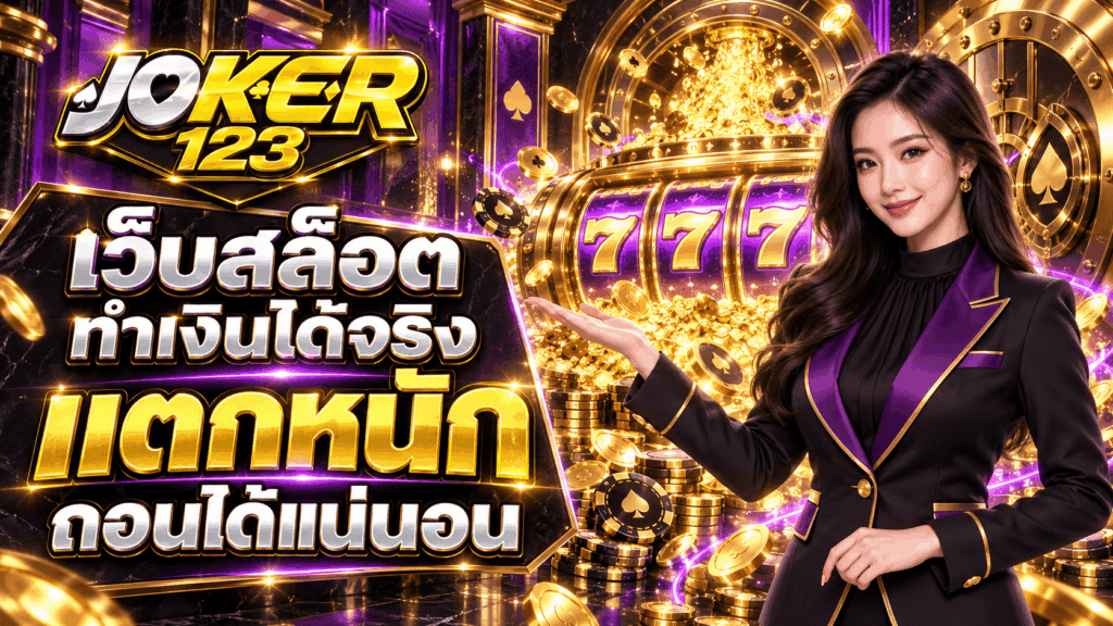 เว็บสล็อต ทำเงินได้จริง แตกหนัก ถอนได้แน่นอน – JOKER123