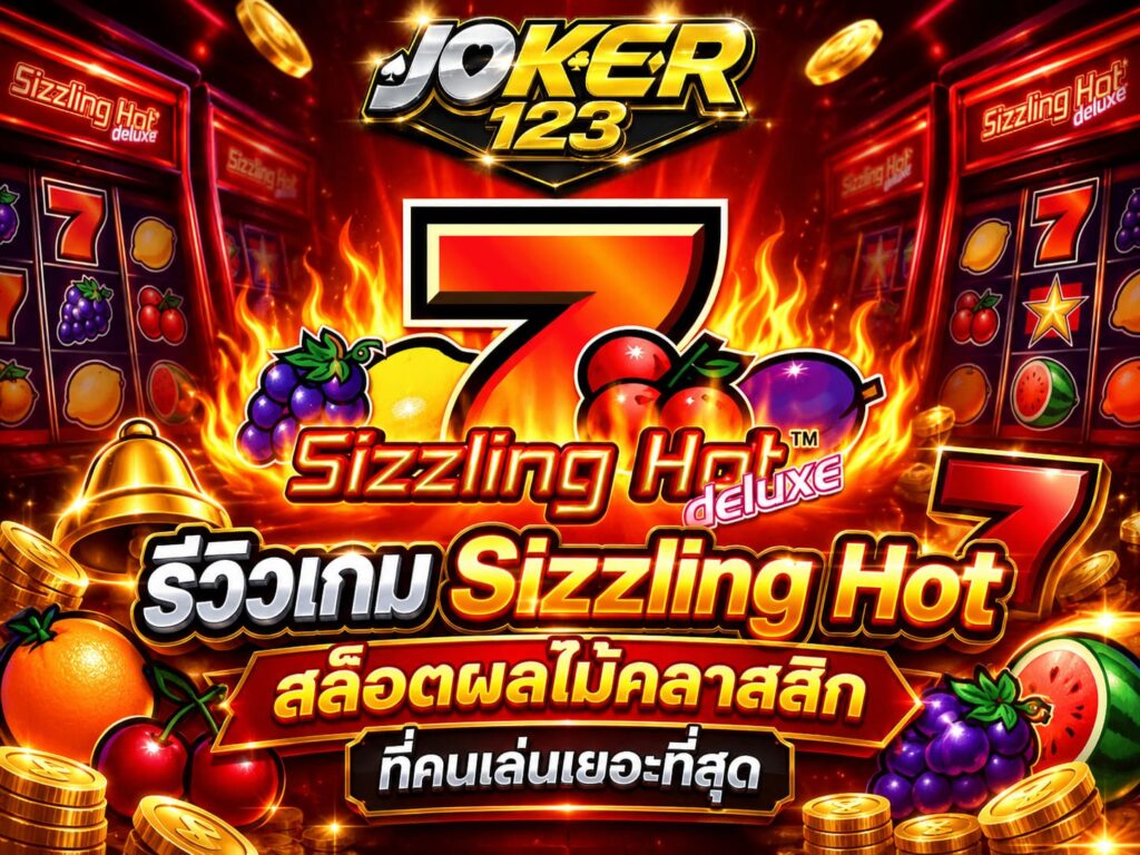 รีวิวเกม Sizzling Hot Deluxe สล็อตผลไม้คลาสสิก ที่คนเล่นเยอะที่สุด – JOKER123