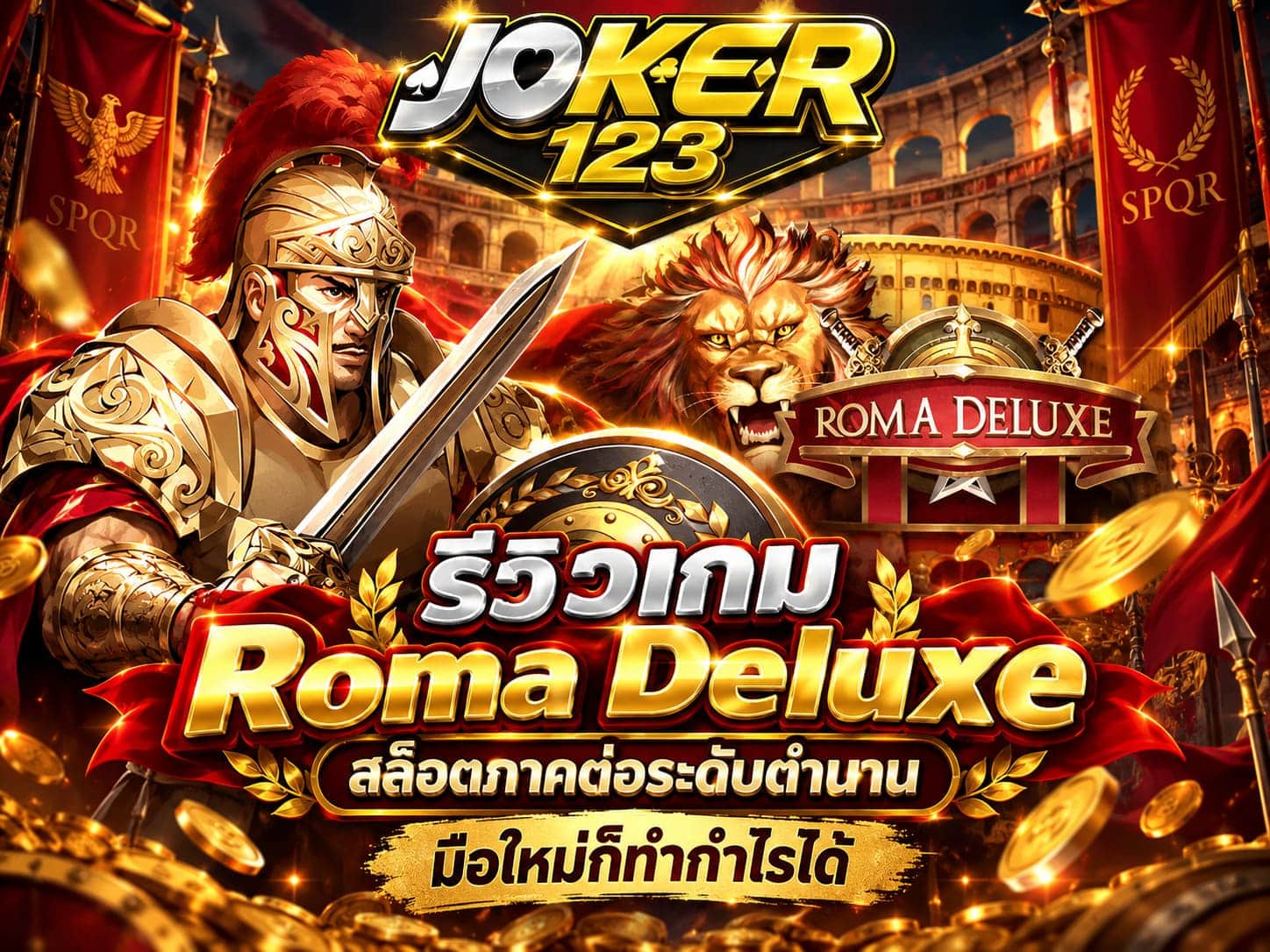รีวิวเกม Roma Deluxe สล็อตภาคต่อระดับตำนาน