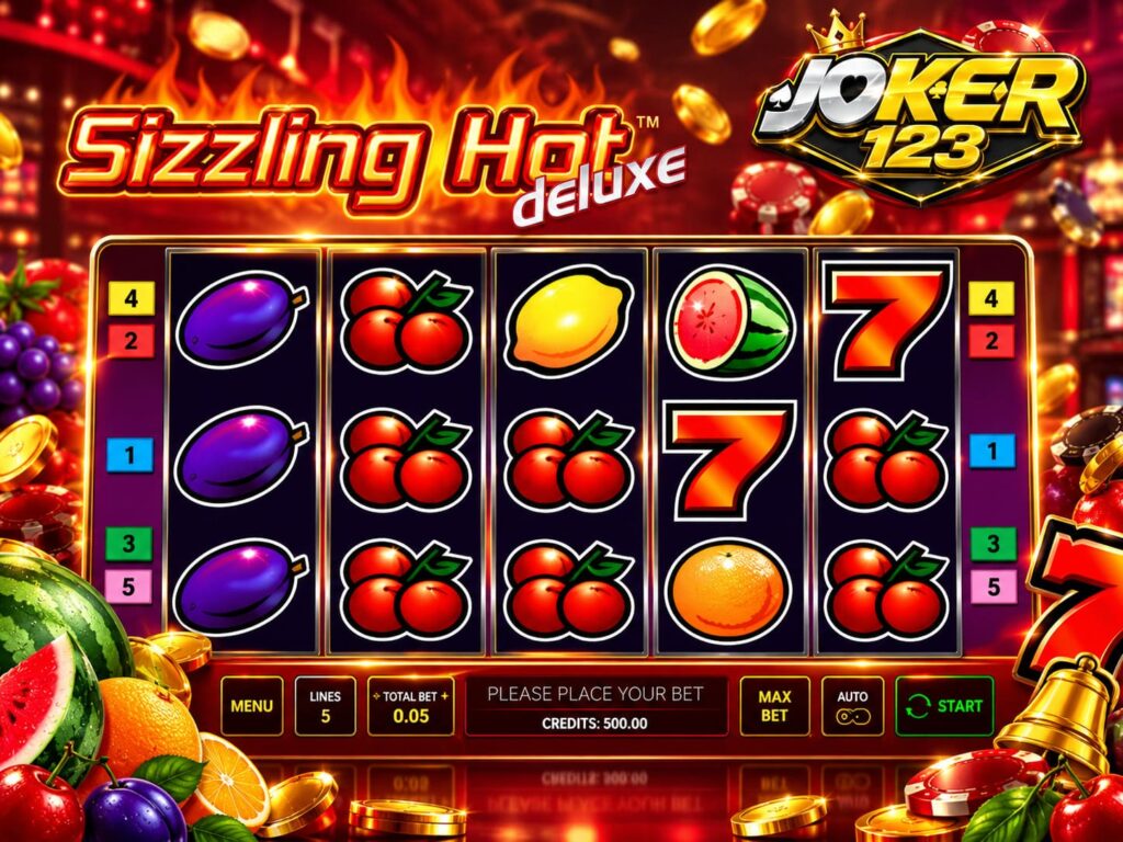 รีวิวเกม Sizzling Hot Deluxe 5 วงล้อ 3 แถว