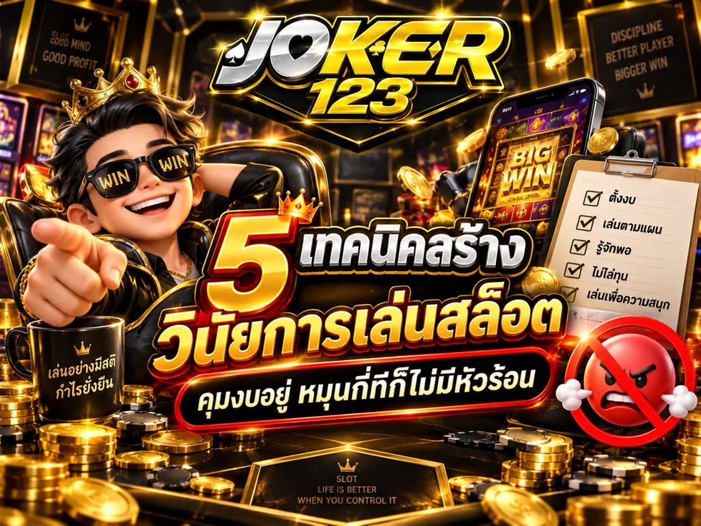 5 เทคนิคสร้าง วินัยการเล่นสล็อต คุมงบอยู่ หมุนกี่ทีก็ไม่มีหัวร้อน