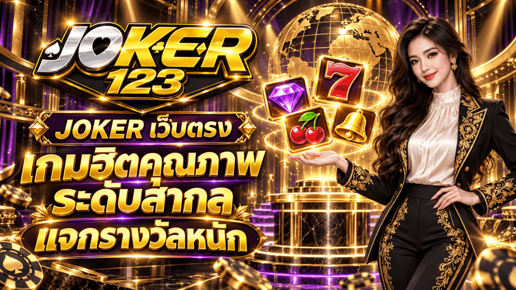 JOKER เว็บตรง เกมฮิตคุณภาพระดับสากล แจกรางวัลหนัก – JOKER123