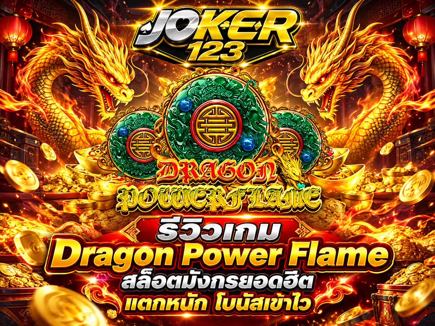 รีวิวเกม Dragon Power Flame สล็อตมังกรยอดฮิต