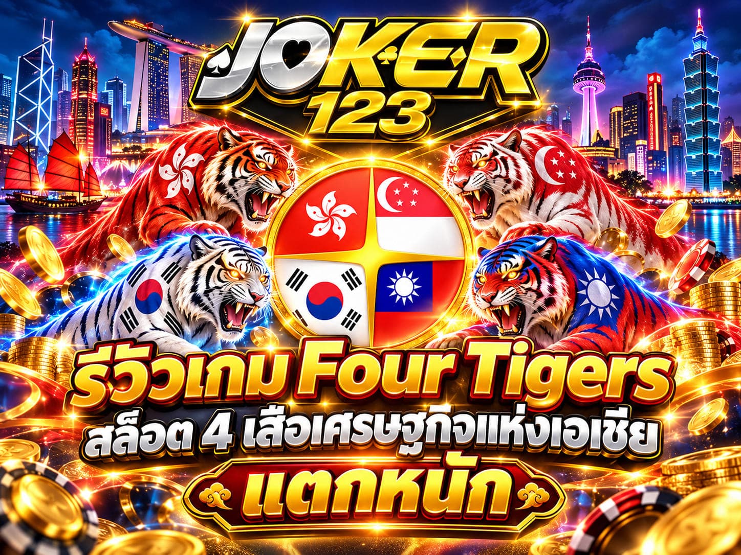 รีวิวเกม Four Tigers อาณาจักรสี่เสือ